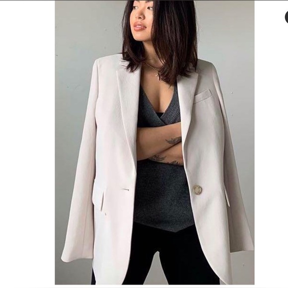 Wilfred Aritzia Nostalgia Blazer in Bone White - Women's Size small - Picture 3 of 7